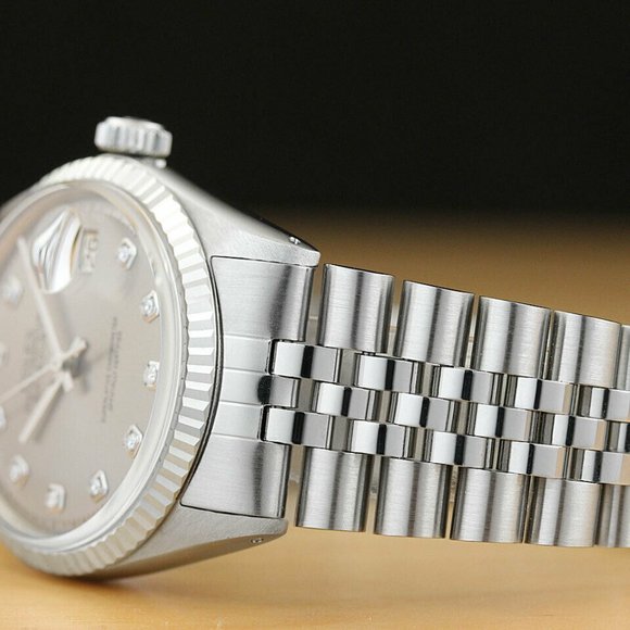 Sale! Rolex 36mm Gray Diamond Men's Watch - Picture 4 of 7